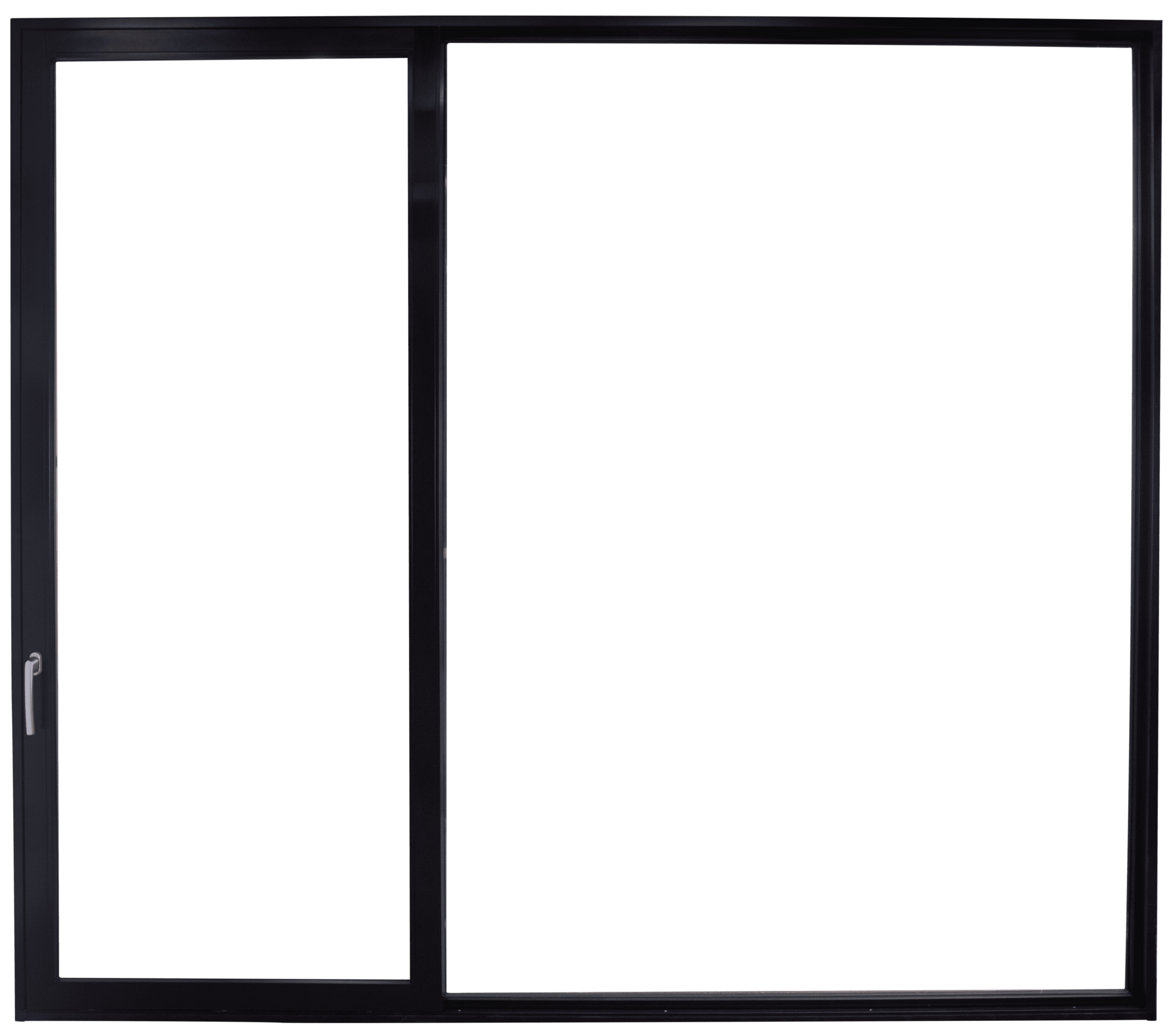 Sliding Patio Door with black frame