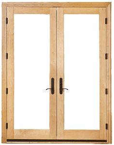 Wood door frame