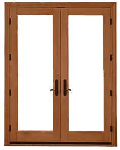 Wood Double door hinged