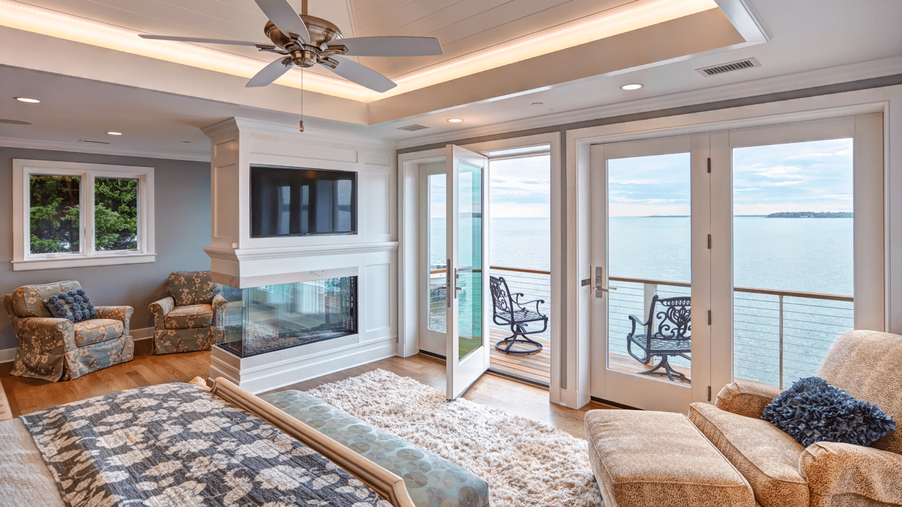 Signature collection with hinged doors overlooking the ocean